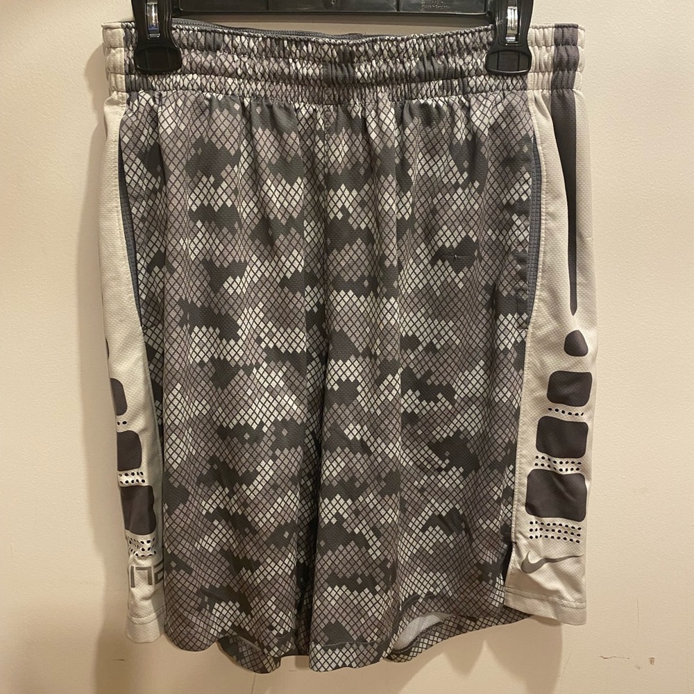 Nike Dri Fit basketball shorts Grey and White